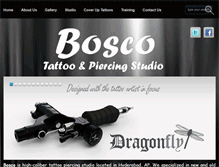 Tablet Screenshot of boscotattoos.com
